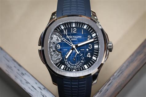 patek philippe advanced research aquanaut travel time ref 5650g|Patek Philippe aquanaut review.